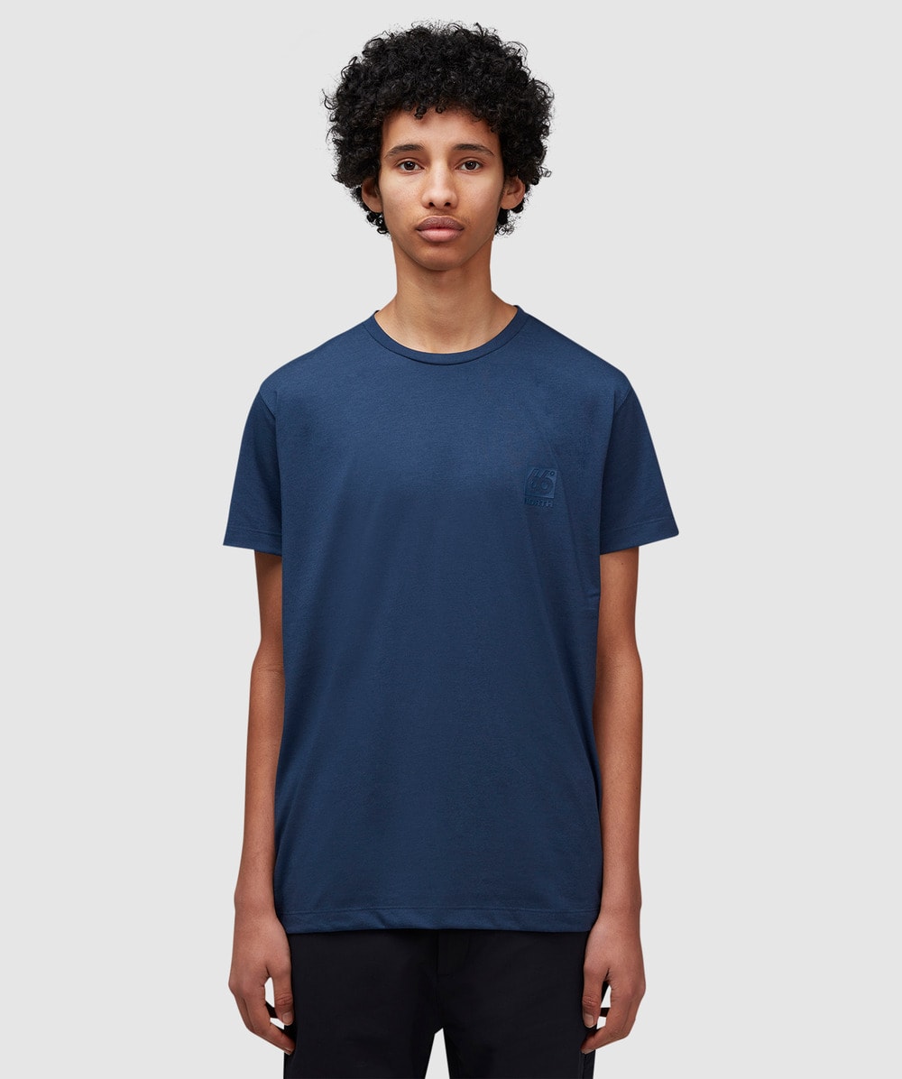 66°North Box Logo T-Shirt (Dark Midnight - S) - Size S, Unisex
