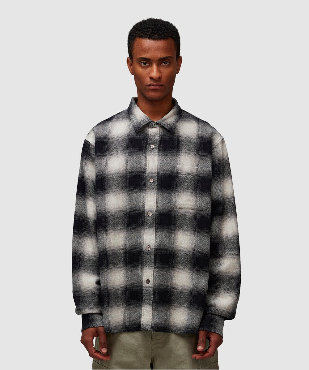 Stüssy Bay plaid shirt | CHARCOAL | SEVENSTORE
