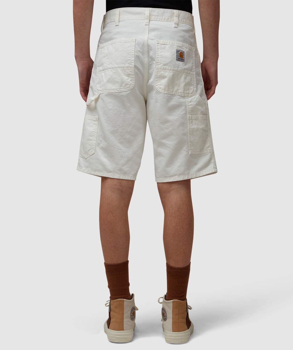 Carhartt Single Knee Short W32 ホワイト CARHARTT WIP - Single Knee Short Dearborn Canvas Ecru – suuupply