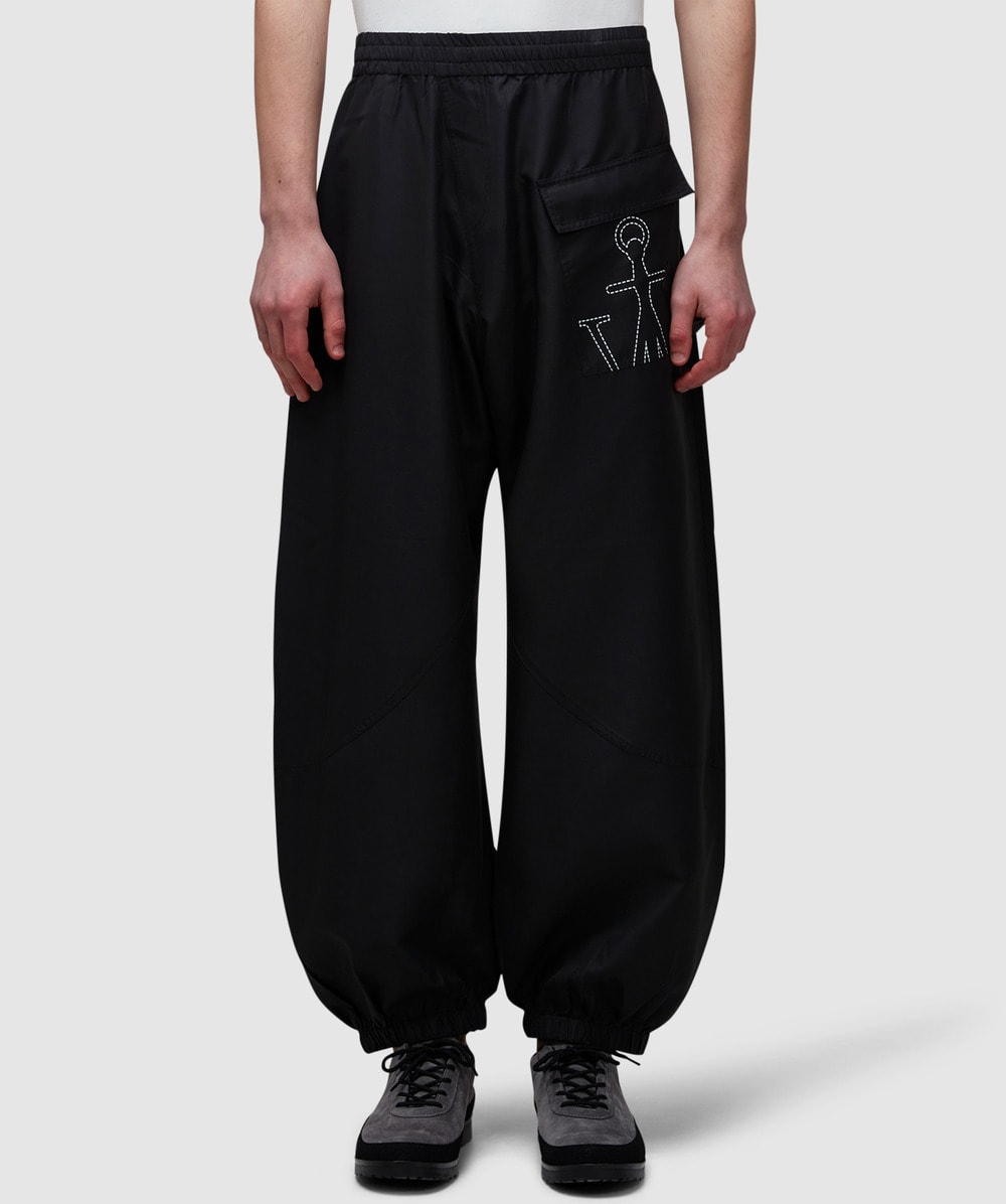 JW Anderson Twisted Sweatpant (Black - L) - Size L, Male