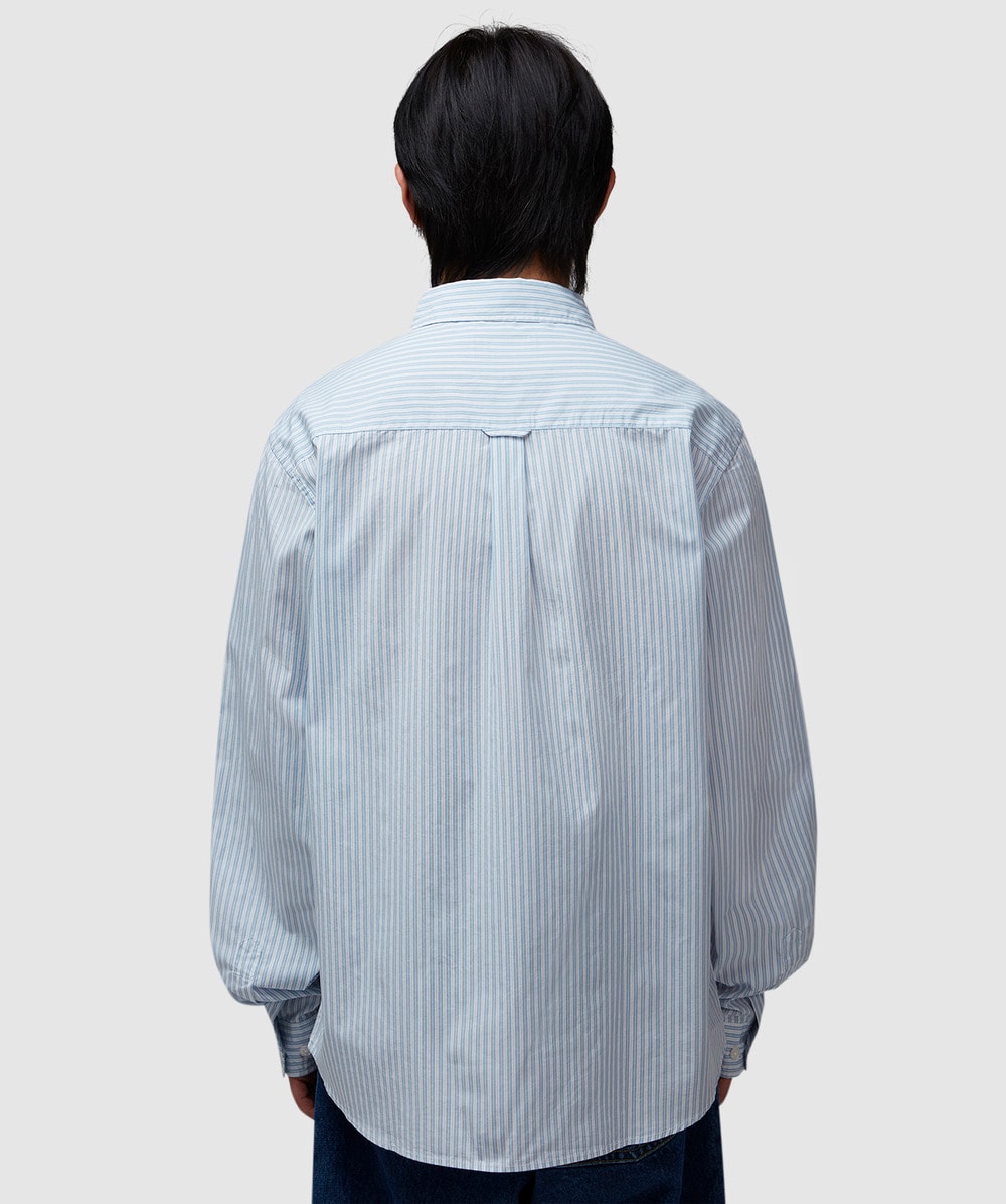 thisisneverthat DSN striped shirt | BLUE | SEVENSTORE