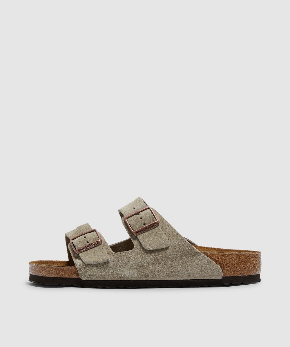 Birkenstock Arizona Sandal (Suede Taupe - 45) - Size Clothing & Accessories > Shoes, Unisex