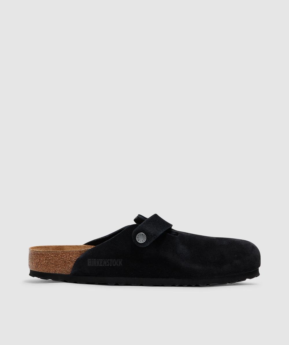 Birkenstock boston スエード　黒 23cm Boston Chunky Shearling / ボストン チャンキー シアリング