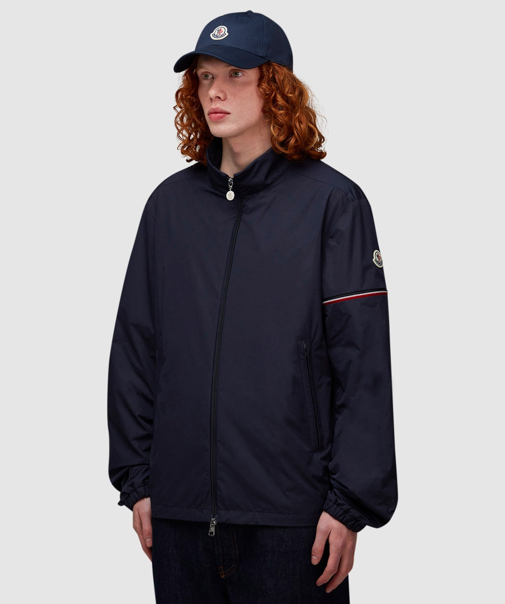 ジャケット・アウター Moncler Ruinette logo-sleeve jacket Moncler Ruinette logo-sleeve jacket