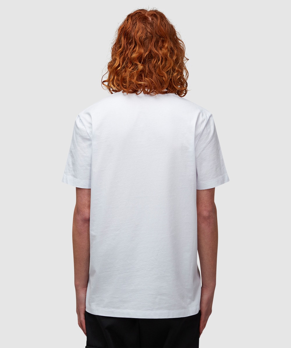 Moncler Double logo script t-shirt | WHITE | SEVENSTORE