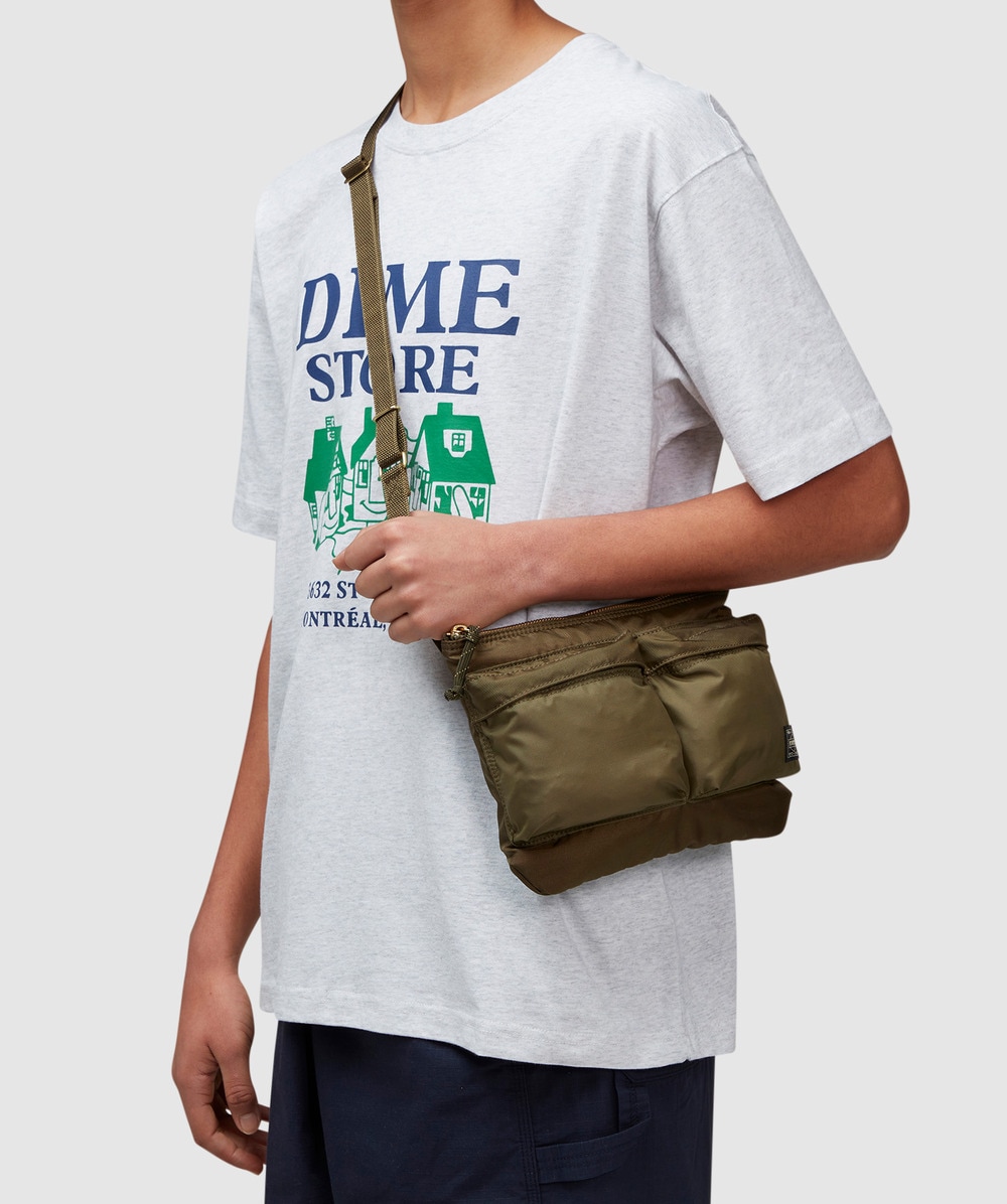 Porter - Yoshida & Co Force shoulder bag | OLIVE DRAB | SEVENSTORE