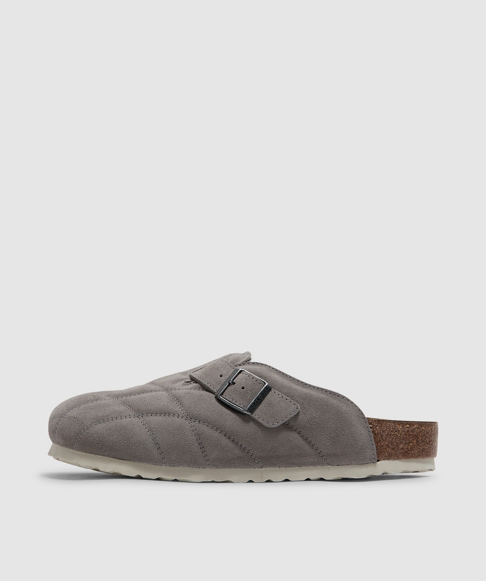Birkenstock Quilted Boston Sandal (Stone Coin - 43) - Size 43, Unisex