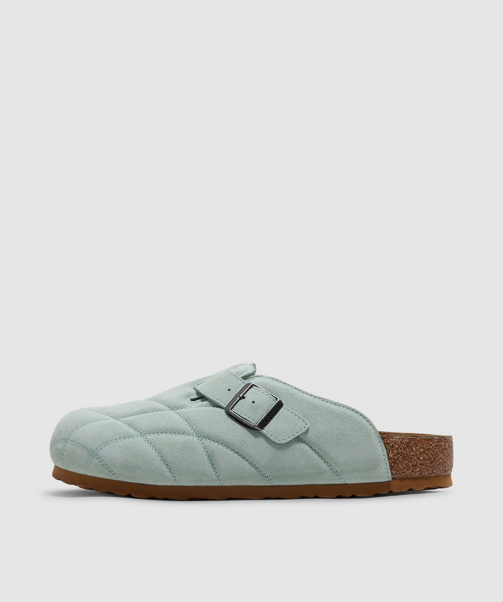Birkenstock Quilted boston sandal | CLEARLY AQUA | SEVENSTORE
