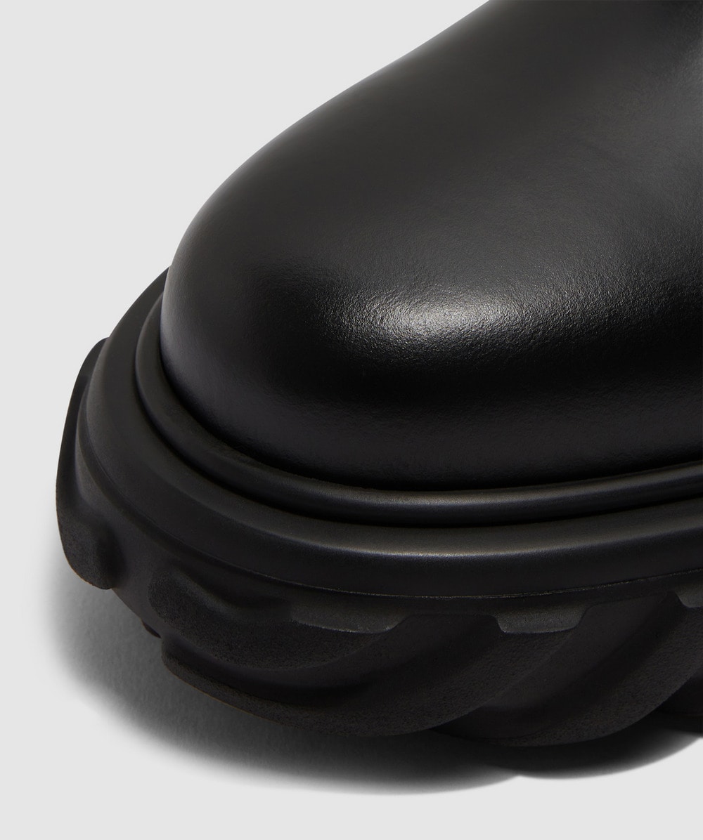 Off White CO Virgil Abloh Exploration motor ankle boot | BLACK