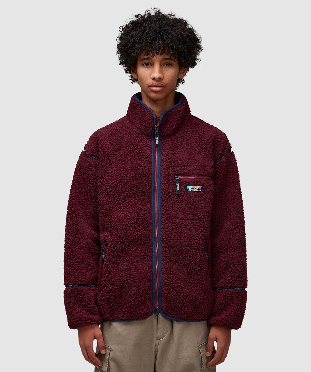 Manastash Mountain gorilla fleece jacket | BURGUNDY | SEVENSTORE