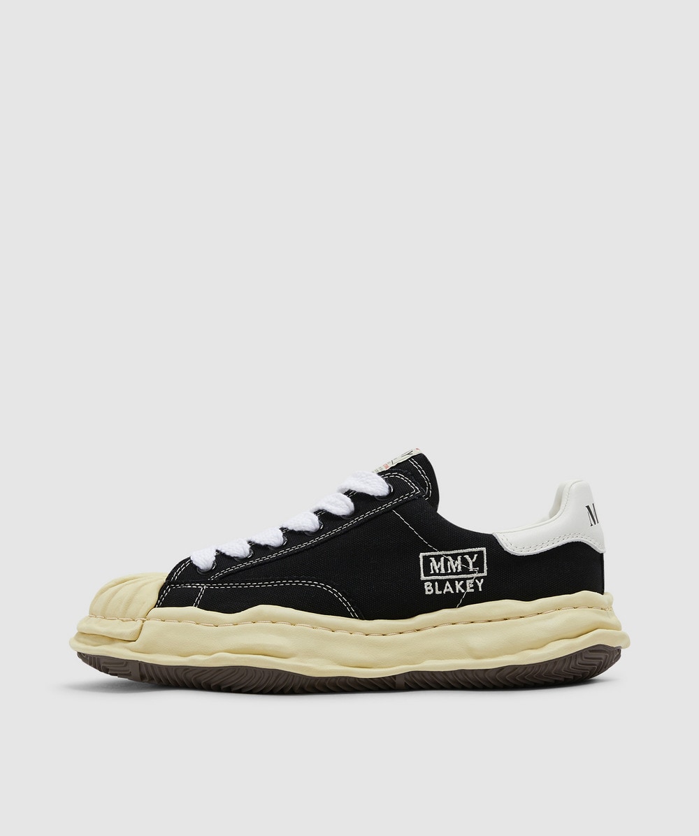 Maison Mihara Yasuhiro Blakey Low Og Vintage Canvas Sneaker (Black - 41) - Size 41, Unisex