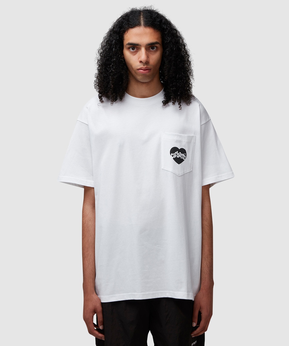 CARHARTT アムルホケットTシャツ I033675 00AXX Carhartt WIP cotton t-shirt Amour Pocket PRM EU