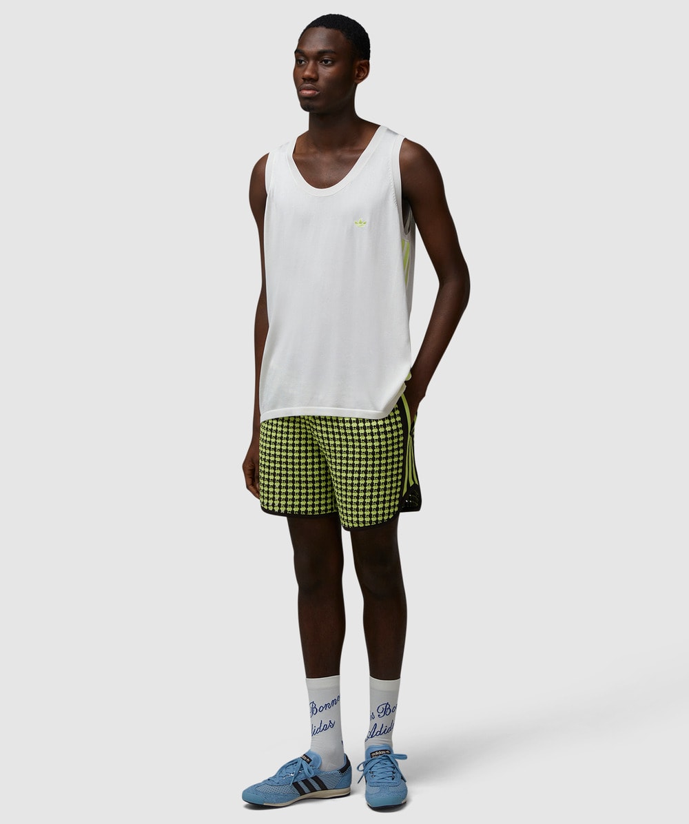 adidas◆×WALES BONNER KNIT VEST/ニットベスト/S/レーヨン/ホワイト/IZ1888 adidas Wales Bonner Knit Vest - White | adidas New Zealand