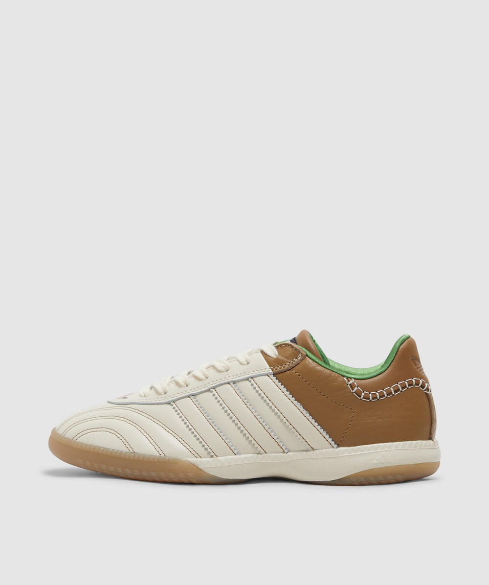 Adidas Originals By Wales Bonner Adidas Original By Wales Bonner Sneakers Wb Mn Samba In Wonder White/raw Desert/crew Green