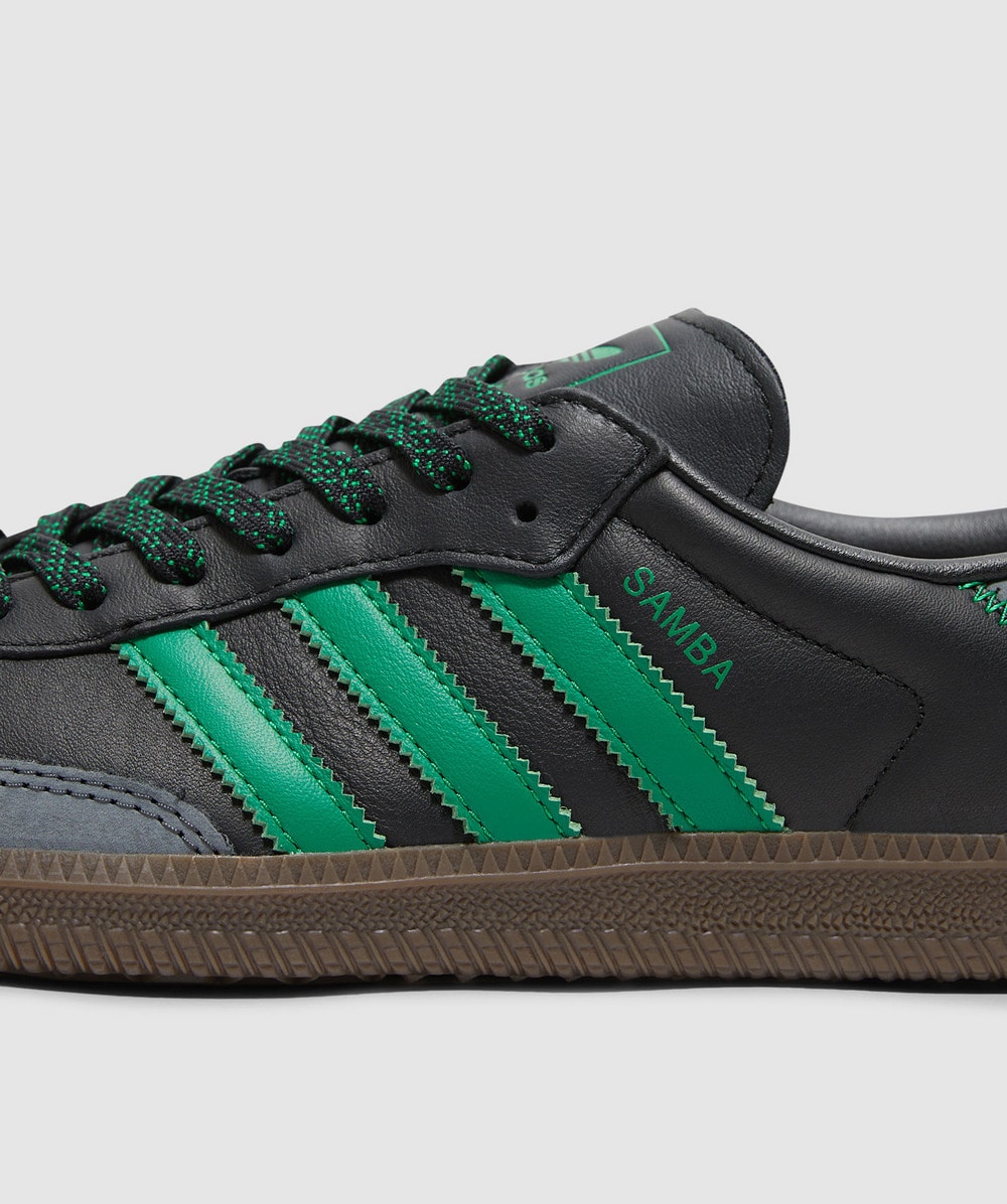 adidas Samba og sneaker | CORE BLACK/GREEN/GREY SIX | SEVENSTORE