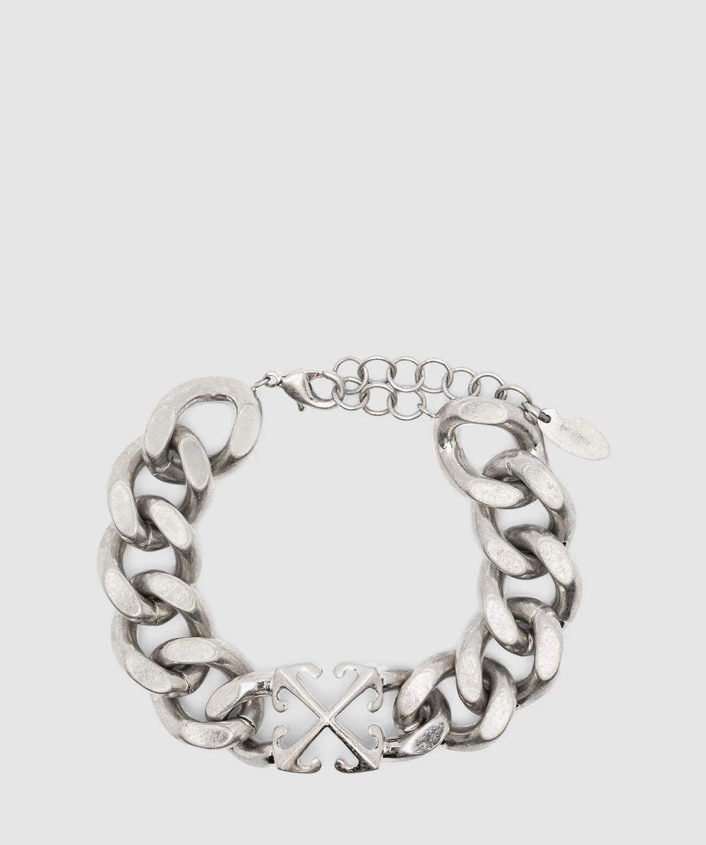 Off White CO Virgil Abloh Arrow chain bracelet | SILVER