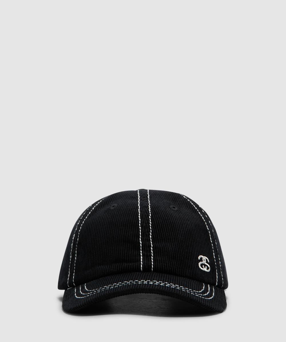 ★24AW 最新作★STUSSY LOW PROFILE SS-LINK STITCHED STRAPBACK Stussy Low Profile SS-Link Stitched Strapback Cream Men's