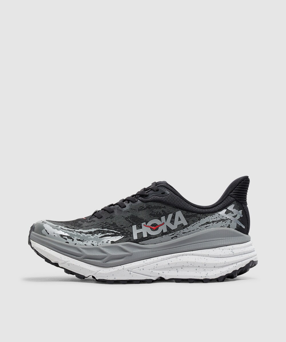 Hoka Stinson Atr 7 Running Shoe In Black / Outer Orbit
