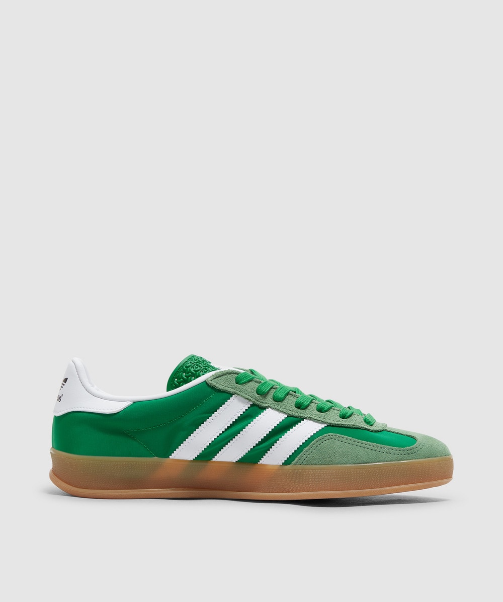 adidas Gazelle indoor sneaker | green/ftwr white/hazy green