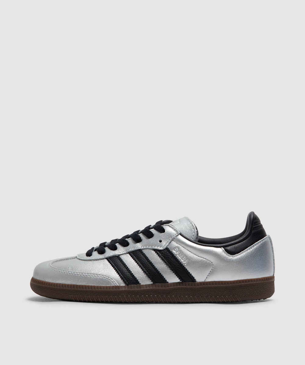 Adidas Originals Adidas Samba Og Sneaker In Silver Met./core Black/gum5