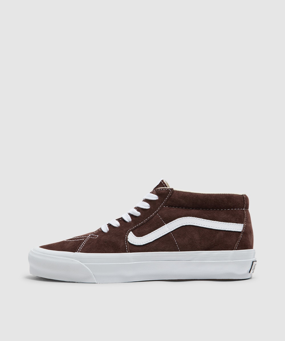 Vans Sk8-mid Reissue 83 In Lx Pig Suede Potting Soil