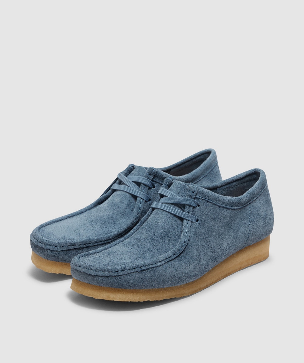Clarks Originals Wallabee suede shoe FRENCH BLUE SDE SEVENSTORE