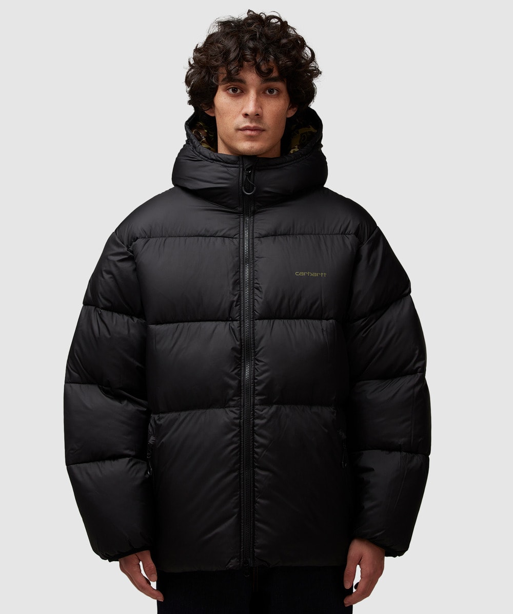 Carhartt Wip Toronto Jacket In Black / Camo Duck, Green