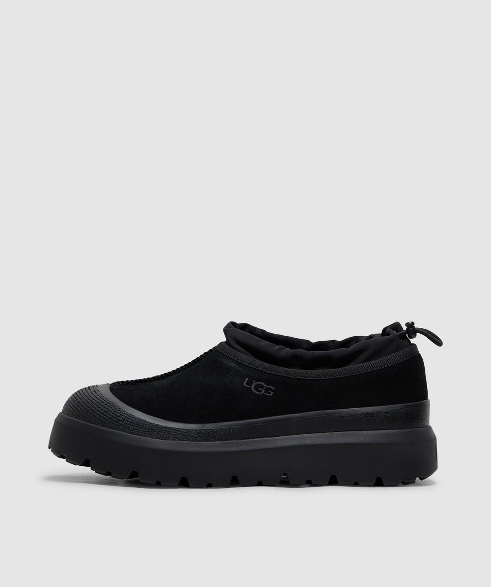 Ugg Tasman Weather Hybrid Slipper In Black/black