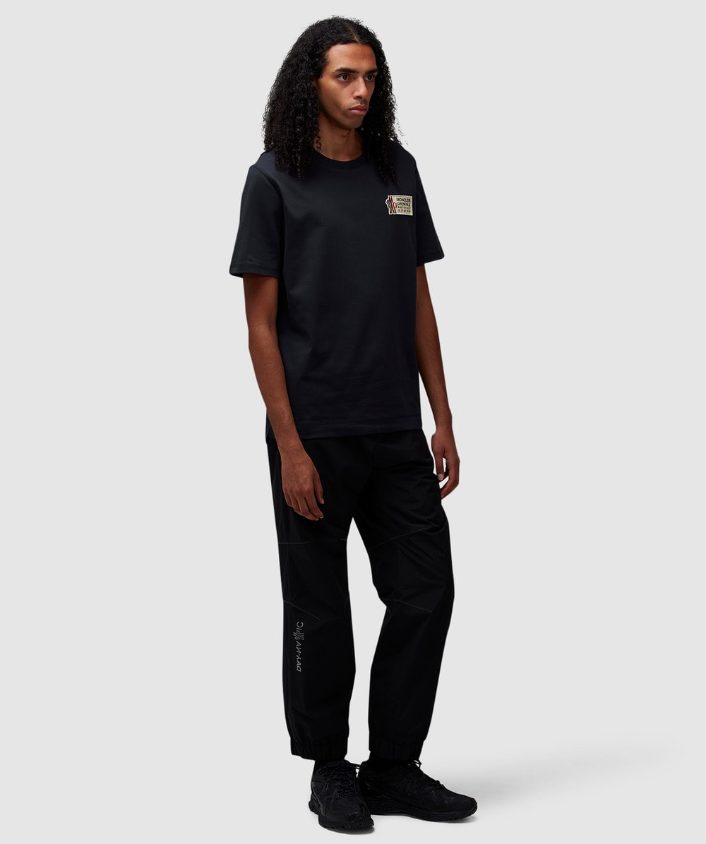 Moncler Grenoble stamp logo t-shirt | NAVY | SEVENSTORE