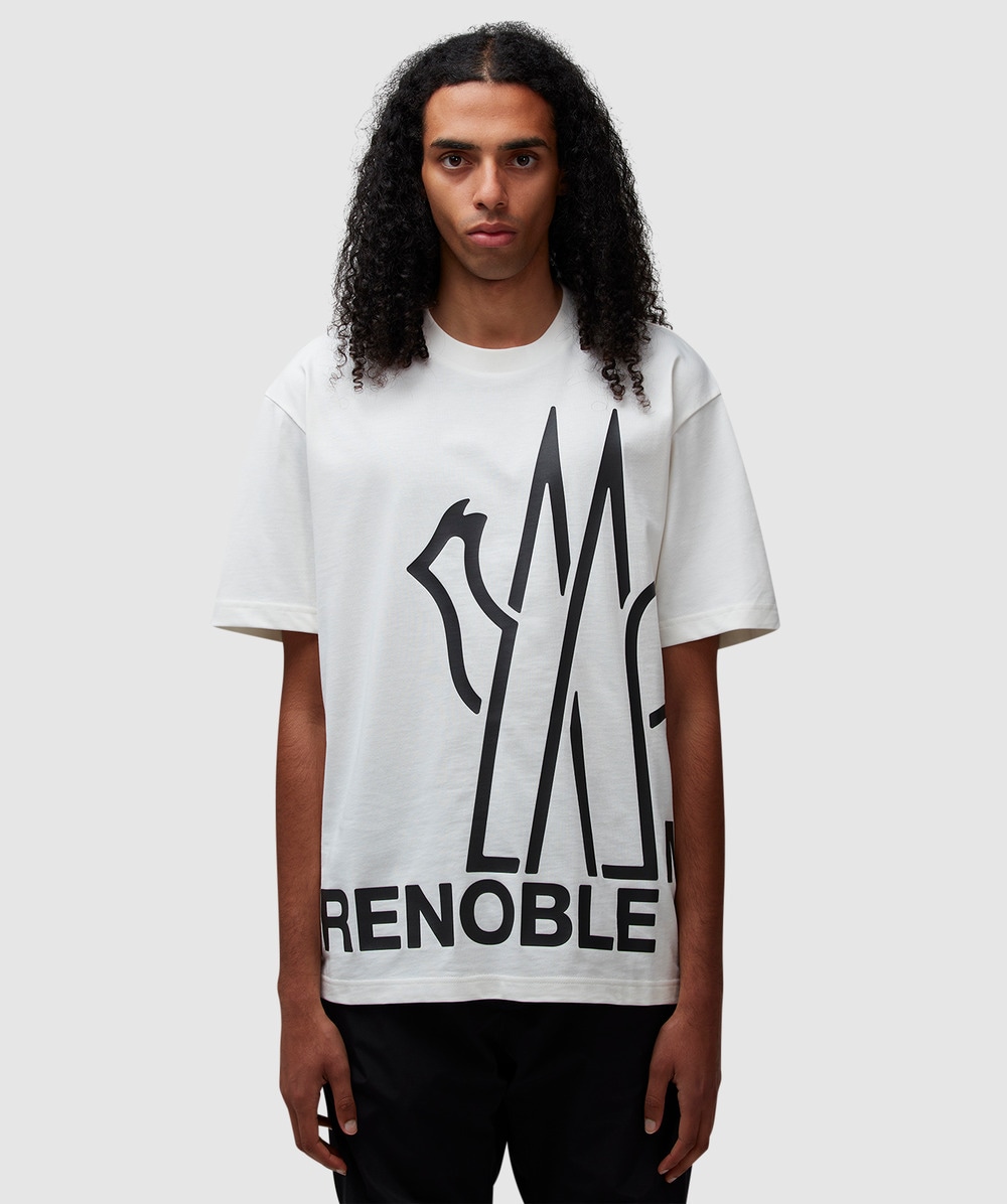 Moncler Grenoble Oversized Logo T-Shirt (White - M) - Size M, Unisex