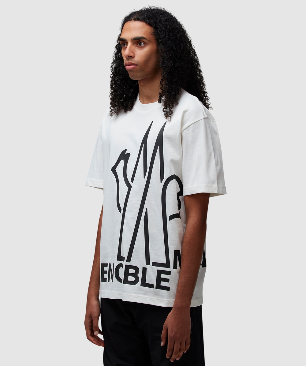 Moncler Grenoble oversized logo t-shirt | WHITE | SEVENSTORE