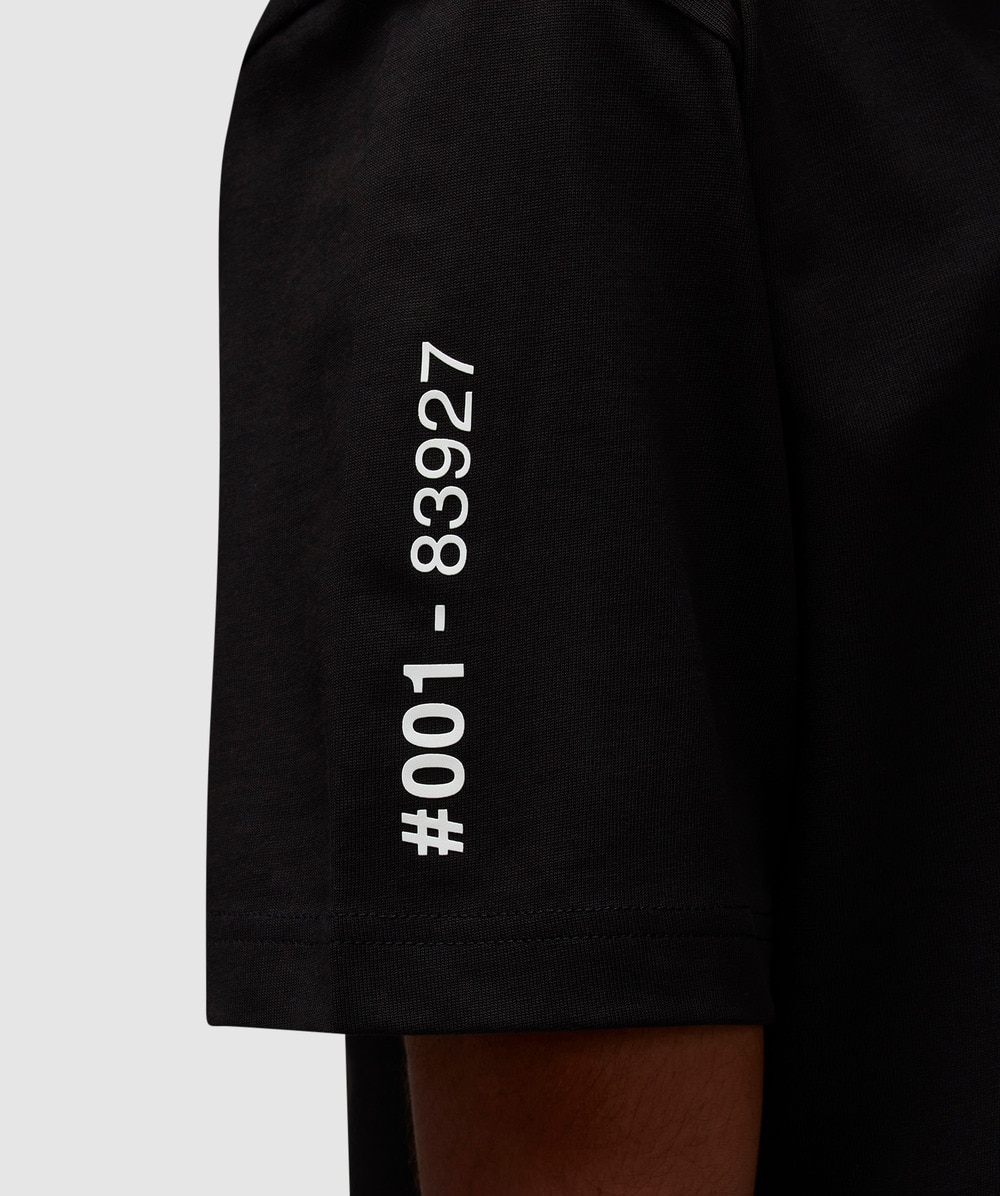 Moncler Grenoble oversized logo t-shirt | BLACK | SEVENSTORE