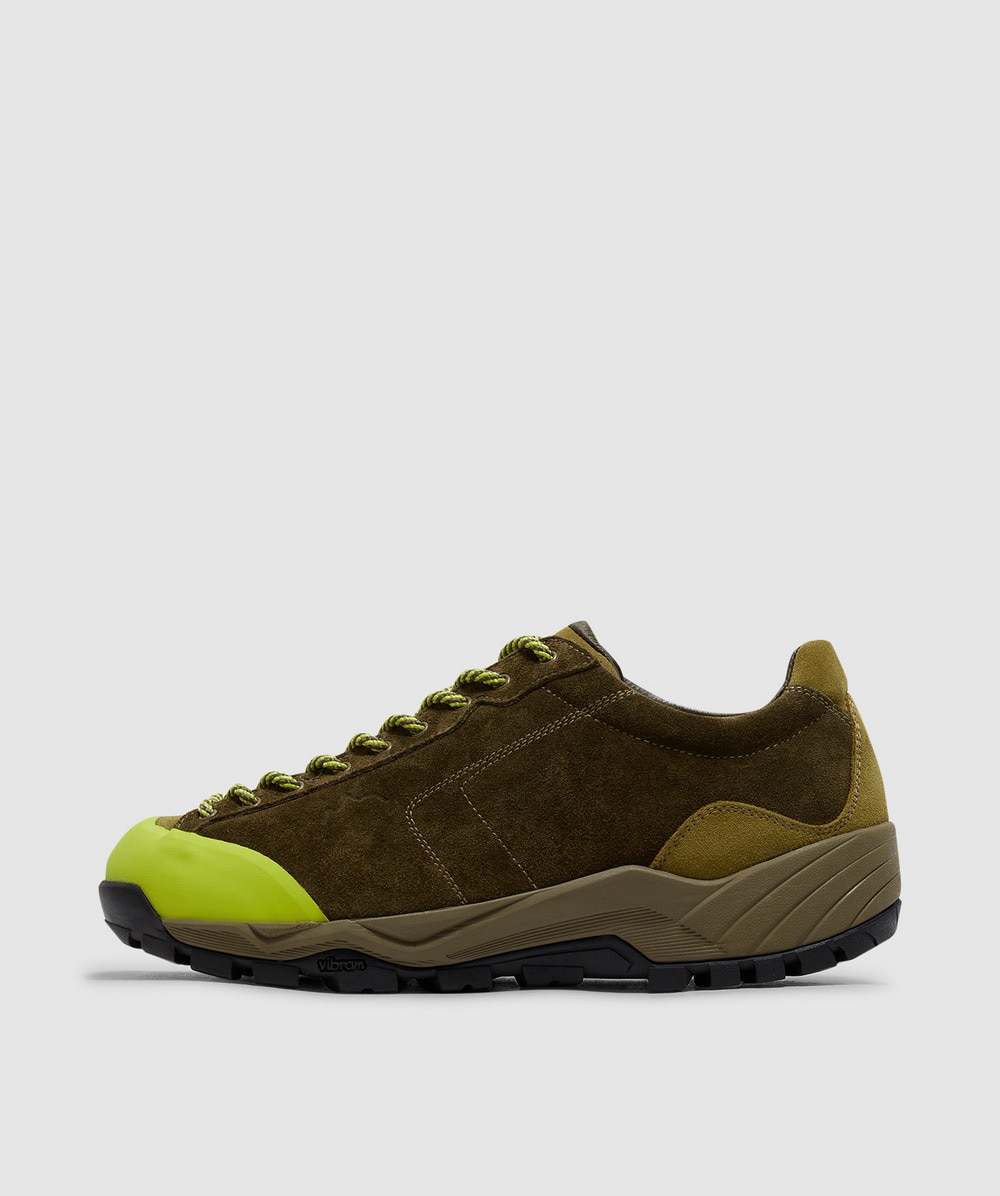 Diemme Movida Sneaker In Capers Green Suede