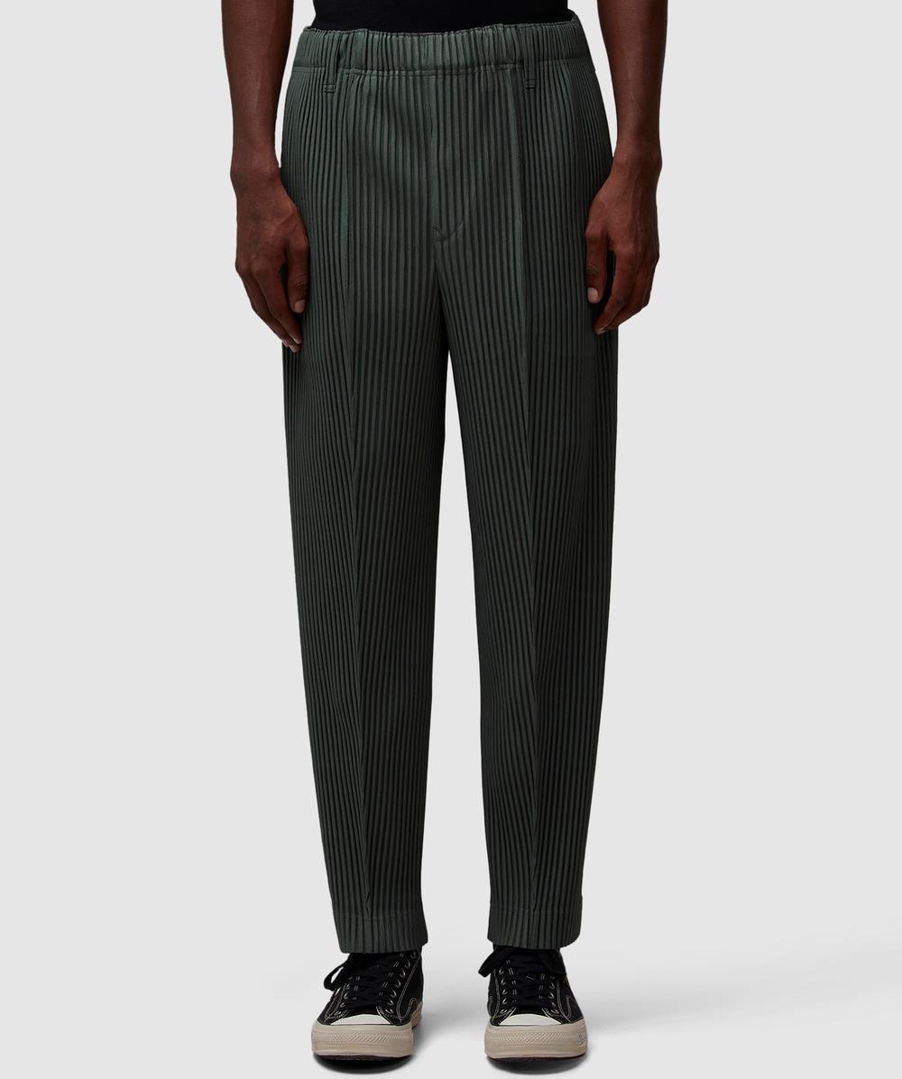 Homme Plissé Issey Miyake Compleat Pleat Pant (Moss Green - 3) - Size 3, Male