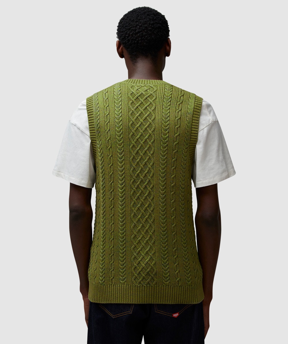 Beams Plus Alan pattern wool vest | GREEN | SEVENSTORE Beams Plus Alan pattern wool vest | GREEN | SEVENSTORE