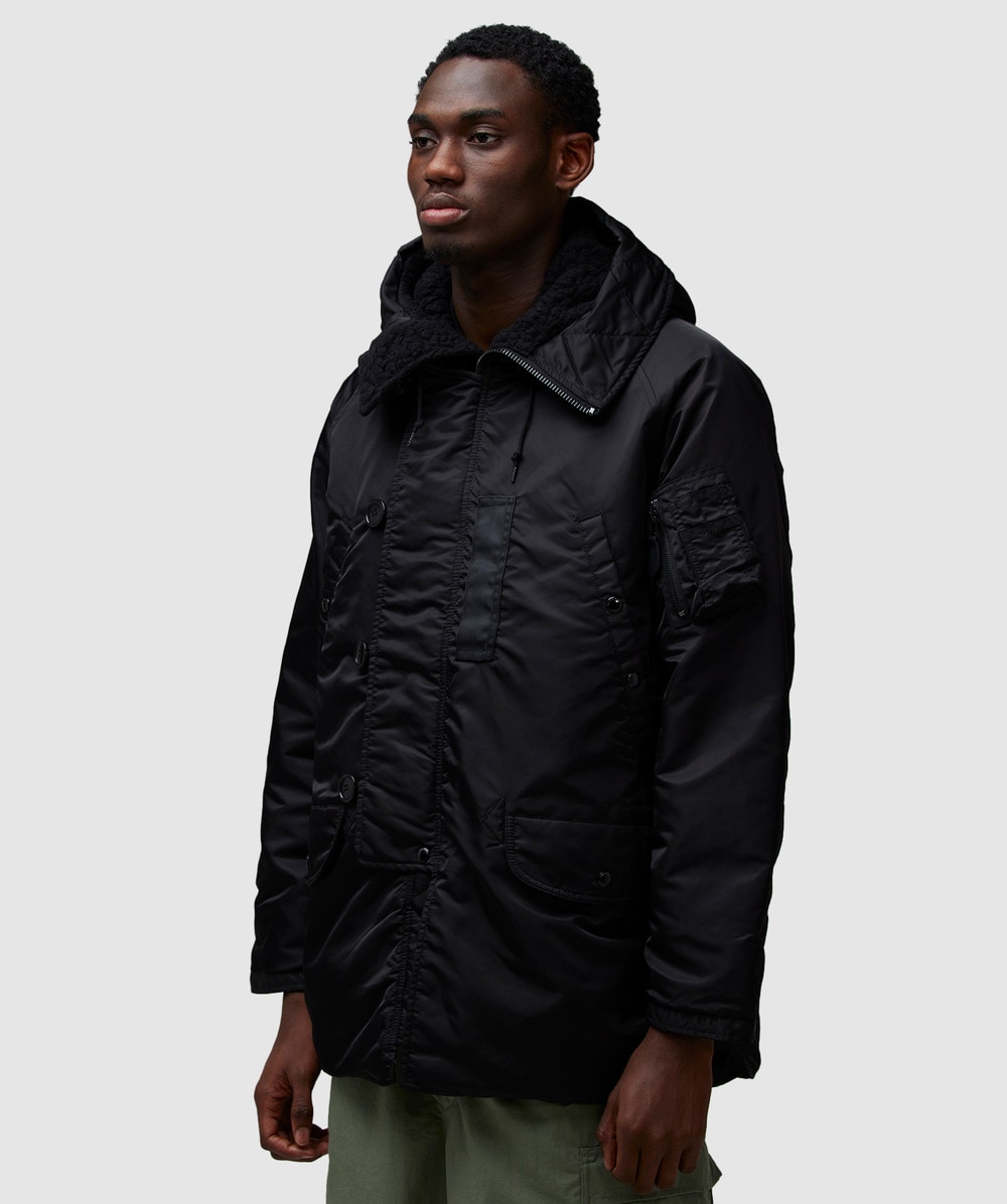 BEAMS PLUS / タイプ N-3B ダウン　サイズXL Beams Plus MIL type N-3B down jacket | BLACK | SEVENSTORE