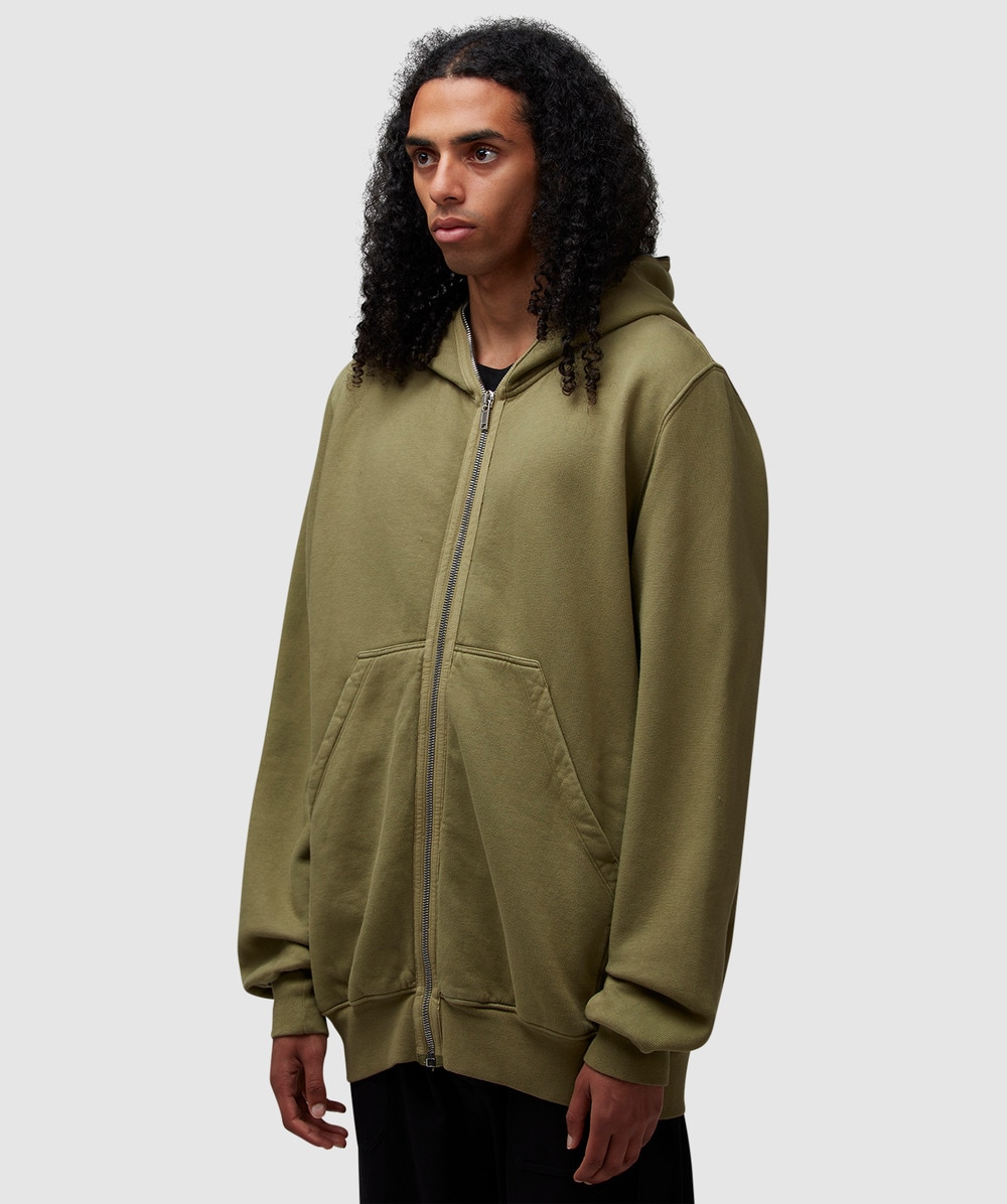 Rick Owens Jumbo gimp hoodie | SAGE | SEVENSTORE