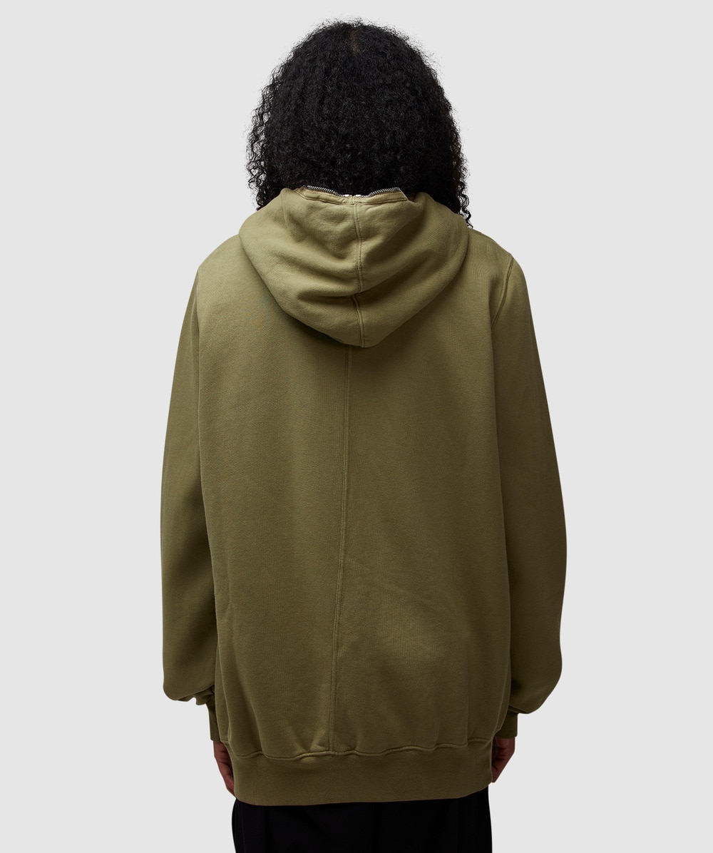 Rick Owens Jumbo gimp hoodie | SAGE | SEVENSTORE