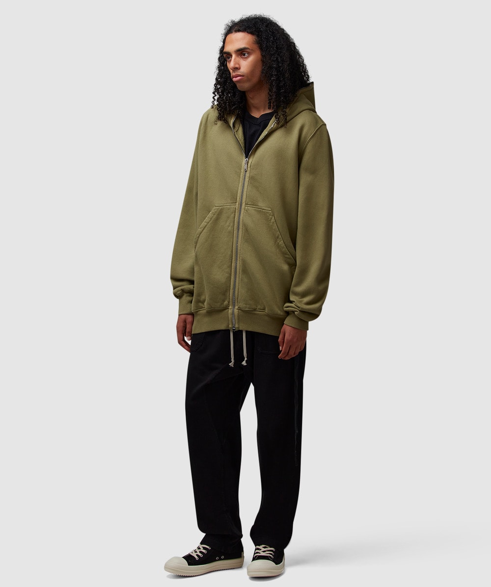 Rick Owens Jumbo gimp hoodie | SAGE | SEVENSTORE