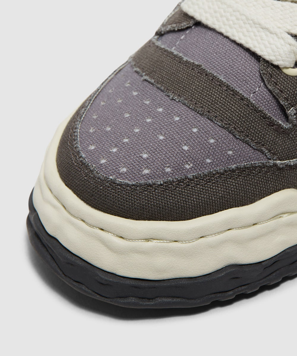 Maison Mihara Yasuhiro Keith og sole canvas sneaker | BLACK