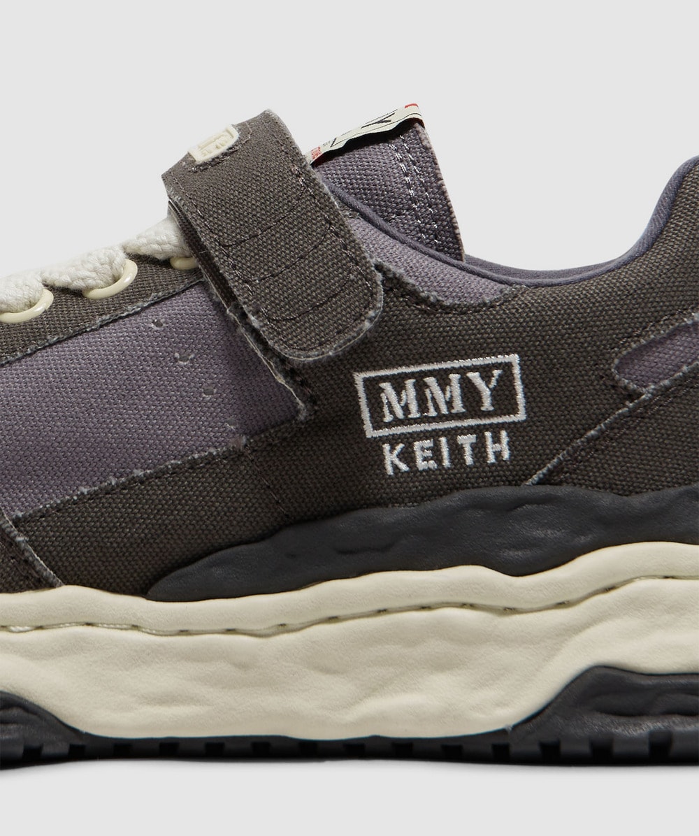 Maison Mihara Yasuhiro Keith og sole canvas sneaker | BLACK