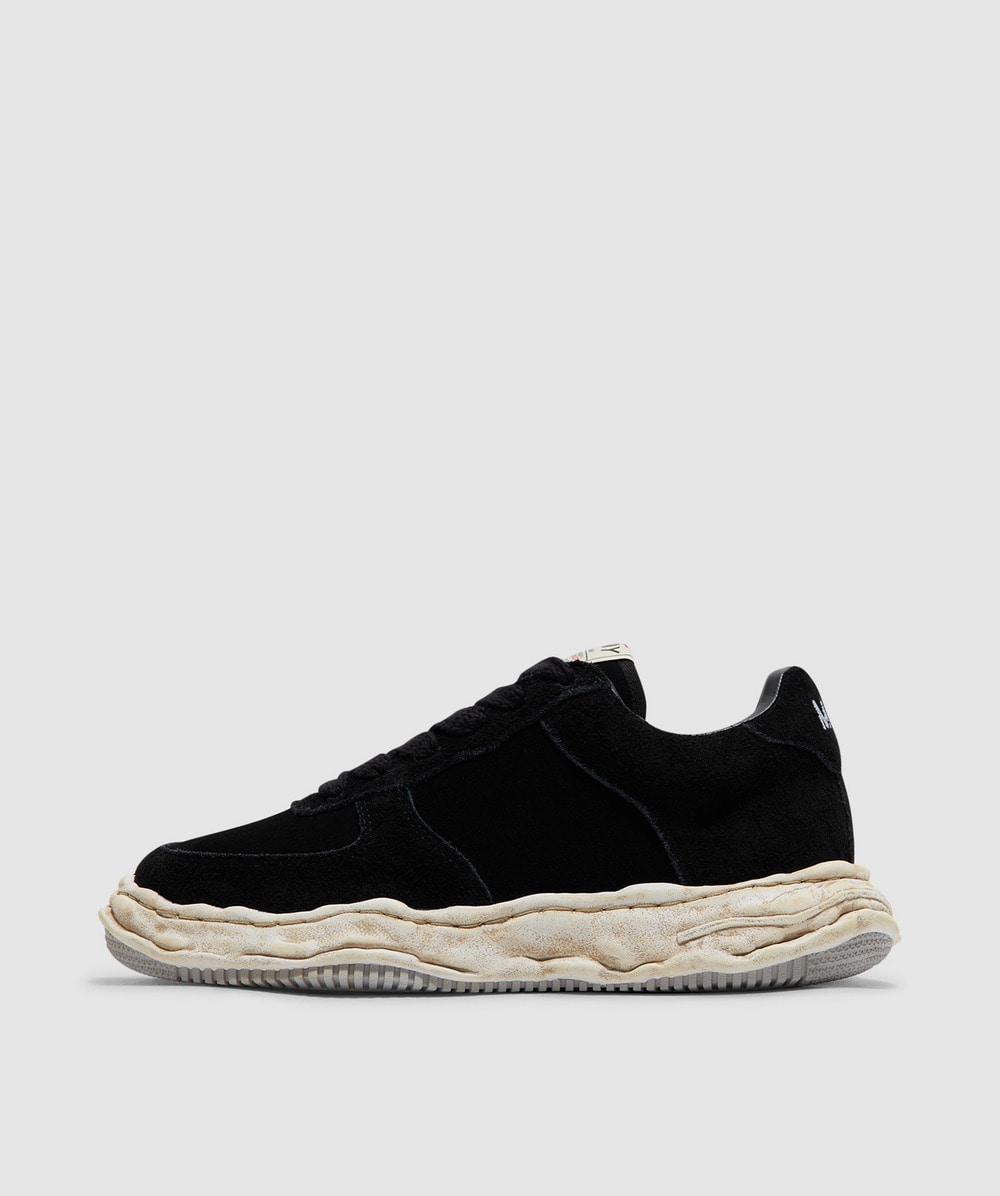 Miharayasuhiro Maison Mihara Yasuhiro Wayne Low Original Sole Leather Trainer In Black