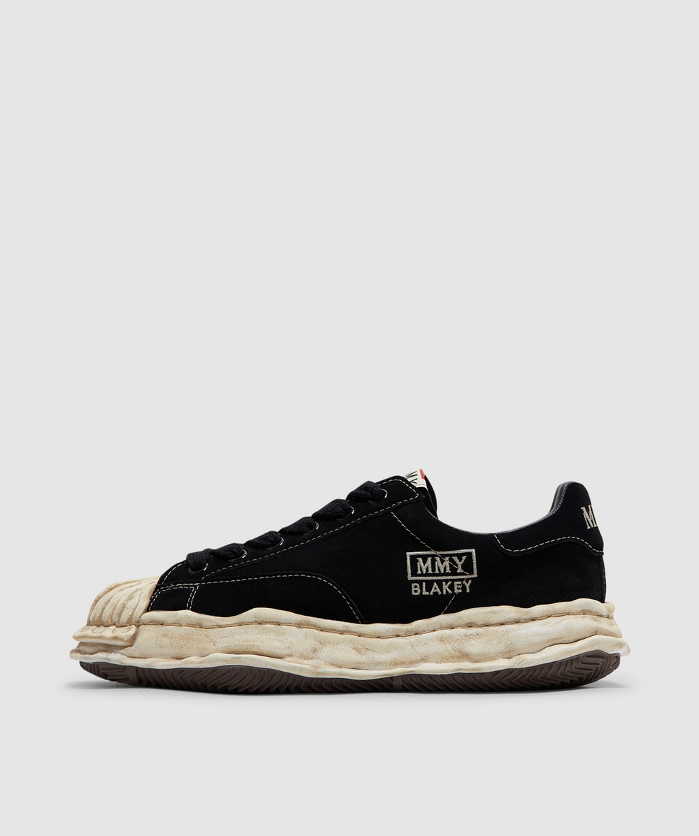 Maison Mihara Yasuhiro Blakey Og Sole Suede Sneaker (Black - 43) - Size 43, Unisex