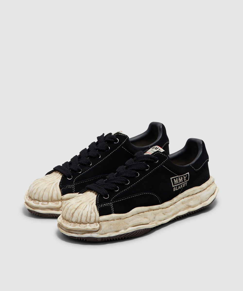 Maison Mihara Yasuhiro Blakey og sole suede sneaker | BLACK