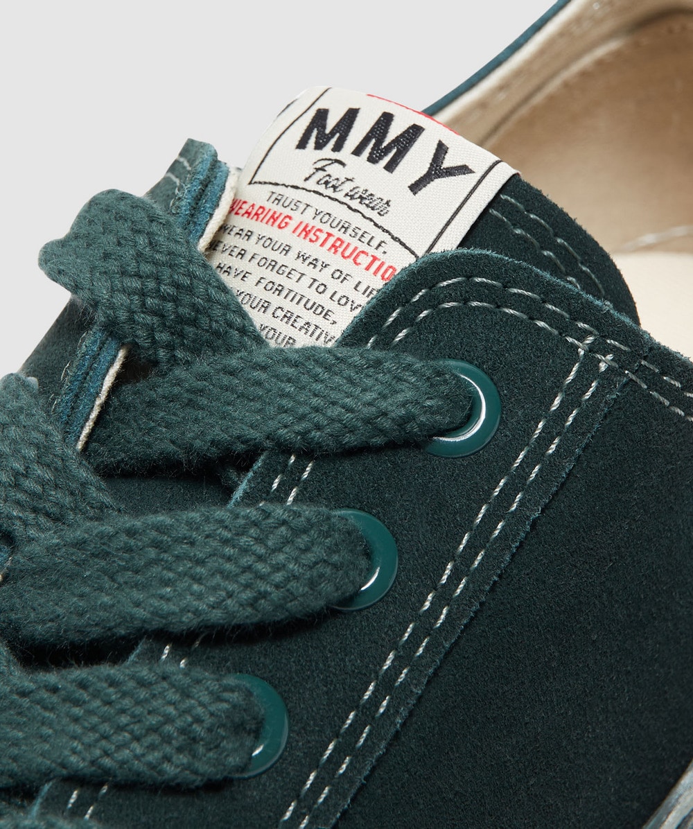 Maison Mihara Yasuhiro Hank og sole suede sneaker | GREEN
