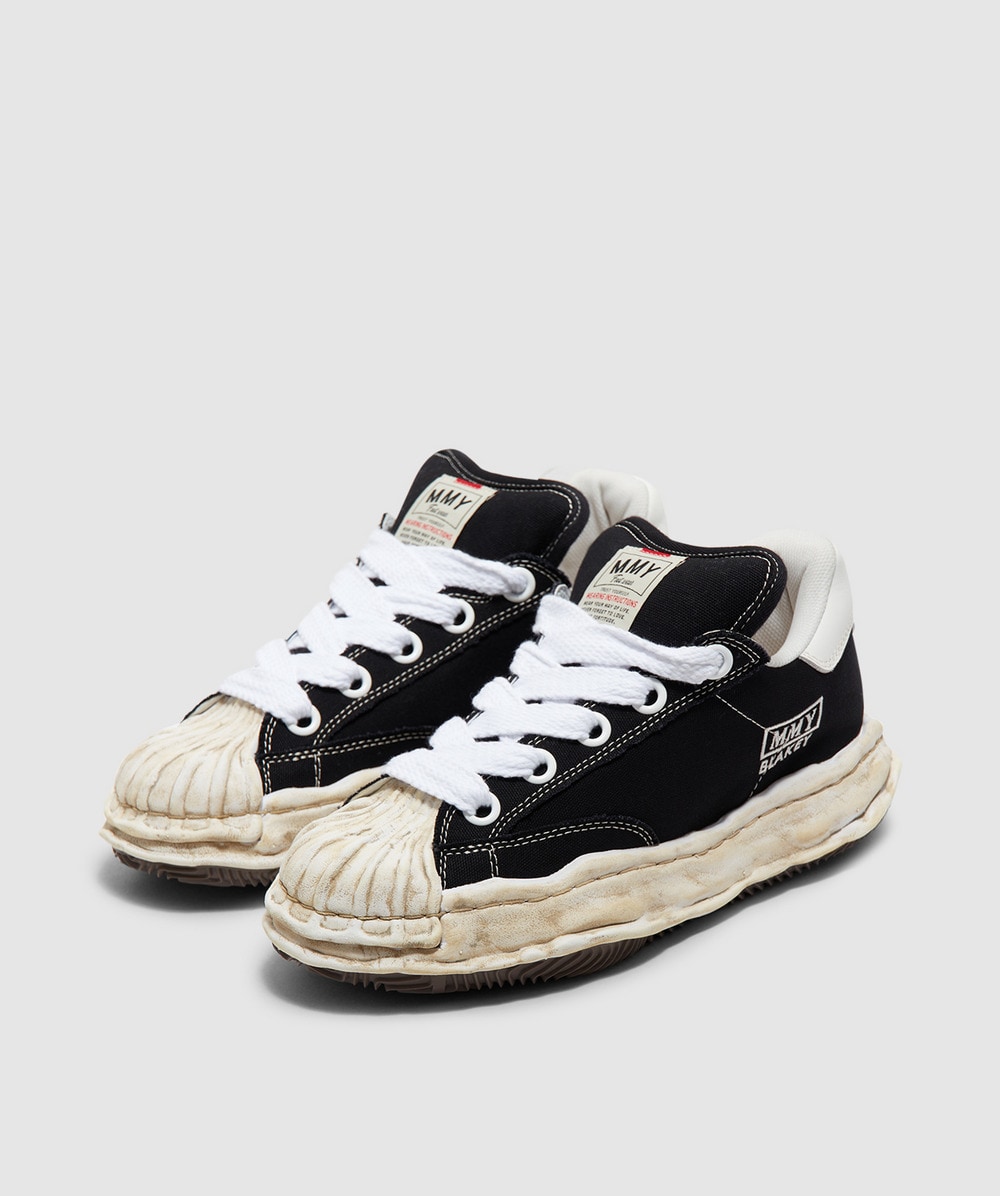 Maison Mihara Yasuhiro Blakey og sole puffer canvas sneaker
