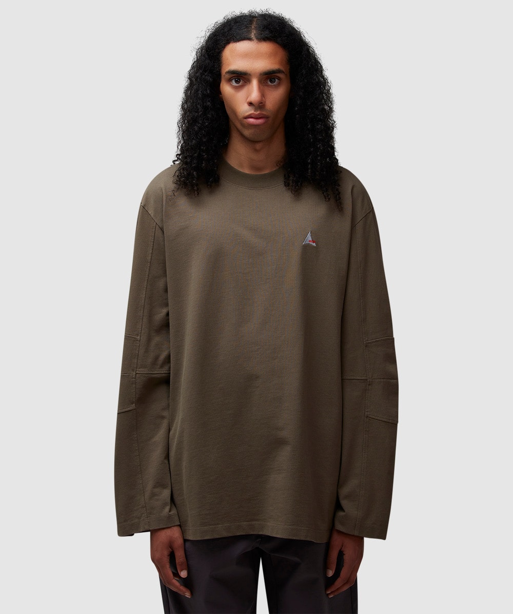 Roa Long Sleeve Logo T-shirt In Crocodile