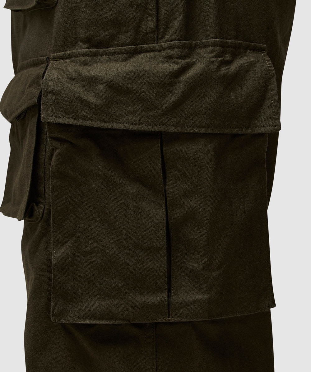 Engineered Garments Fatigue pant | OLIVE COTTON BRUSHED HB