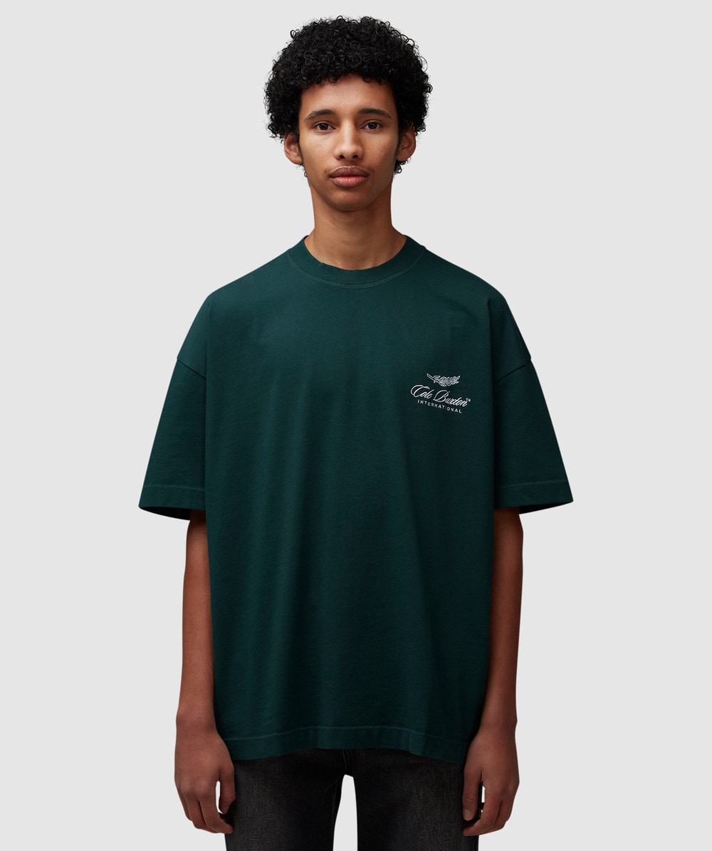 Cole Buxton International T-shirt In Forest Green