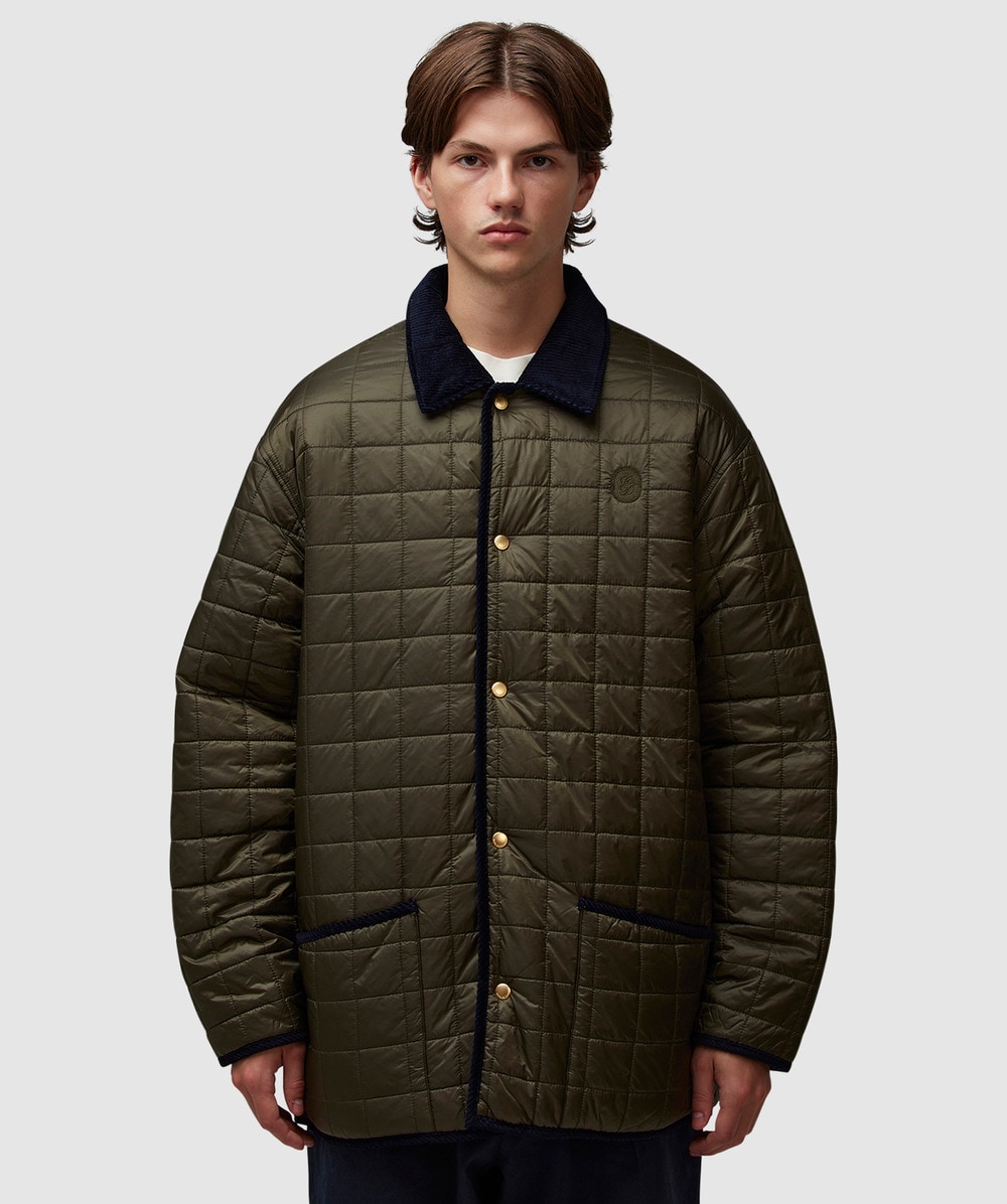 ジャケット・アウター DROLE DE MONSIEUR / Padded Check Jacket Drôle de Monsieur jacket PRM EU